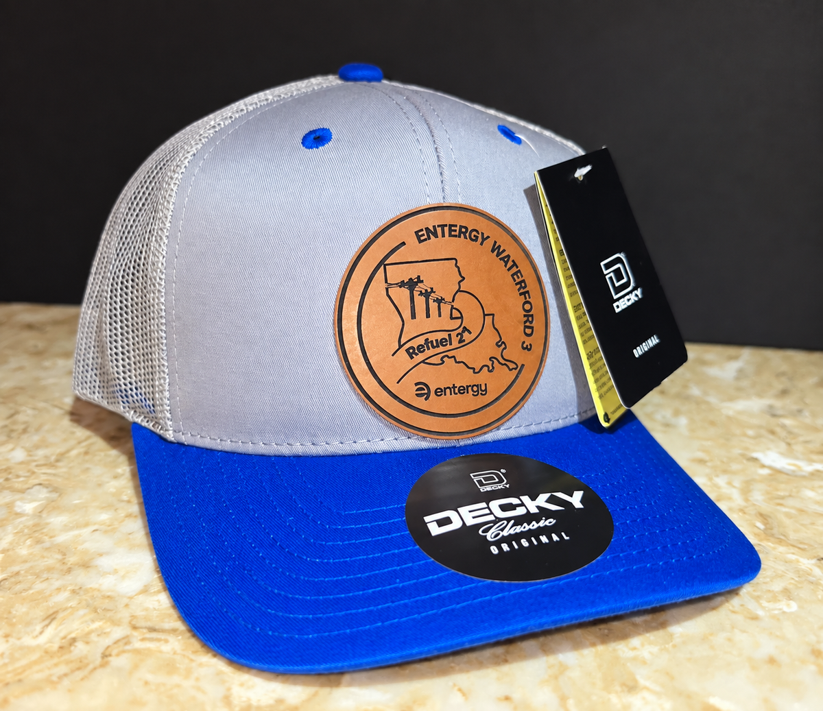 RF27 Hat with leather patch