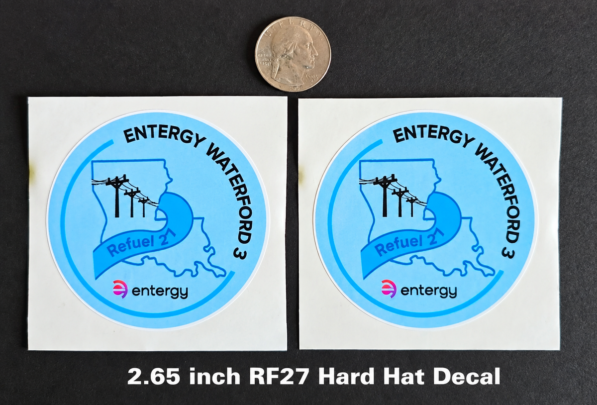 RF27 Hard Hat Sticker